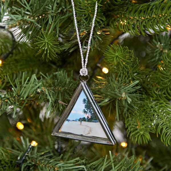 Christmas-Alia-Triangular-Glass-Frame-Antique-Silver-NTFAS-LR