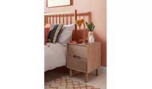 Habitat Halden Skandi 2 Piece Bedside Table Set - Ash Veneer Save up to 1/3, MySmallSpace UK