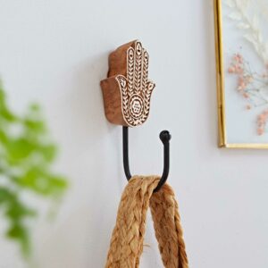 TPBH2-Hand-Carved-Mango-Wood-Wall-Hook-LR-1