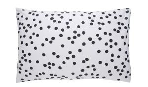 Habitat Penny Cotton Standard Pillowcase Pair - Black