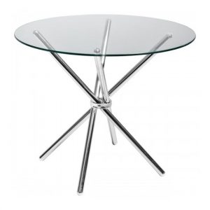 Criss-Cross-Round-Clear-Glass-Dining-Table-Chrome-Legs