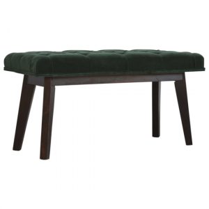 aqua-velvet-hallway-bench-emerald-green-walnut