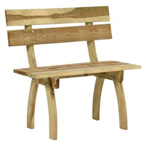aria-110cm-wooden-garden-seating-bench-green-impregnated