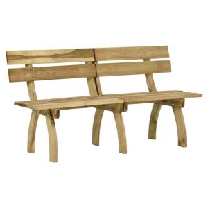 aria-160cm-wooden-garden-seating-bench-green-impregnated