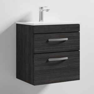athenia-50cm-2-drawers-wall-vanity-basin-2-black