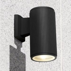 azha-round-outdoor-wall-light-black-clear-glass