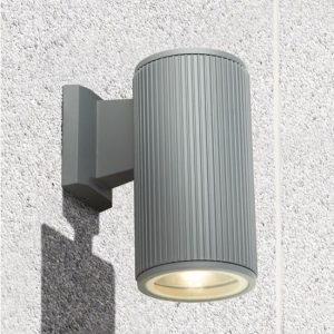 azha-round-outdoor-wall-light-grey-clear-glass