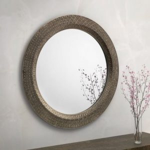 cadence-large-round-ornate-wall-mirror-pewter
