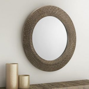 cadence-small-round-ornate-wall-mirror-pewter