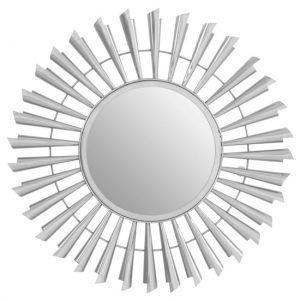 casa-round-sunburst-effect-wall-mirror-nickel-metal-frame