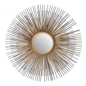 casa-round-wall-mirror-nickel-bronze-metal-frame