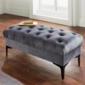 casper-velvet-button-hallway-seating-bench-grey