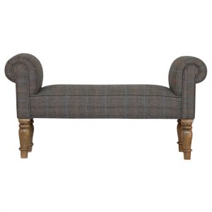 cassia-fabric-hallway-seating-bench-multi-tweed
