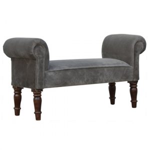 cassia-velvet-hallway-seating-bench-grey