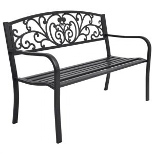 charisa-outdoor-cast-iron-seating-bench-black