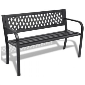 charisa-outdoor-steel-seating-bench-black