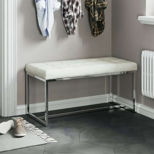 croatia-dining-bench-white-pu-leather-chrome-legs