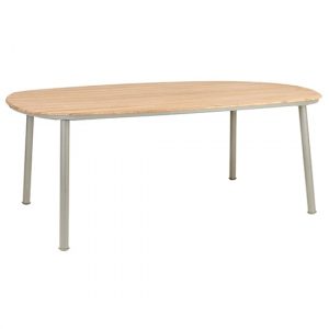 crod-outdoor-2000mm-roble-wooden-dining-table-beige-legs