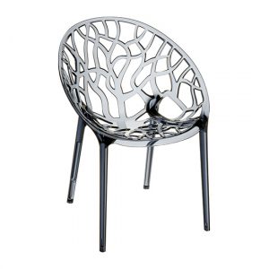 crystal-clear-polycarbonate-dining-chair-smoked-grey