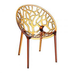 crystal-clear-polycarbonate-transparent-dining-chair-amber