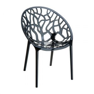 crystal-clear-polycarbonate-transparent-dining-chair-black