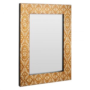 demast-printed-damask-pattern-wall-mirror-gold-wooden-frame