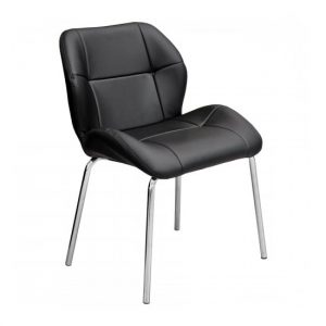 dinky-bistro-faux-leather-dining-chair-black