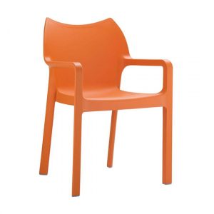 dublin-reinforced-glass-fibre-dining-chair-orange