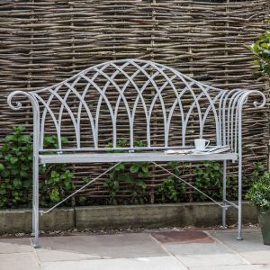 duchmano-outdoor-metal-seating-bench-distressed-grey