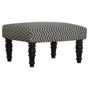 durries-small-fabric-hallway-bench-grey-tweed-walnut