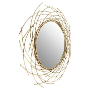 farota-round-solar-design-wall-mirror-champagne-gold-frame