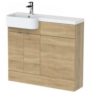 fuji-100cm-left-handed-vanity-round-basin-natural-oak