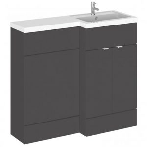 fuji-100cm-right-handed-vanity-l-shaped-basin-grey