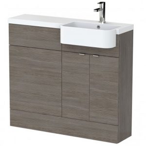 fuji-100cm-right-handed-vanity-round-basin-brown-grey