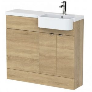 fuji-100cm-right-handed-vanity-round-basin-natural-oak