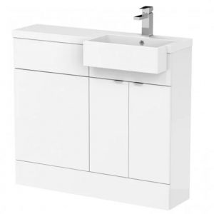 fuji-100cm-right-handed-vanity-square-basin-gloss-white