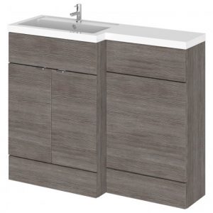 fuji-110cm-left-handed-vanity-l-shaped-basin-brown