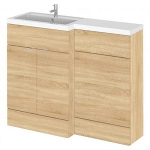 fuji-110cm-left-handed-vanity-l-shaped-basin-oak