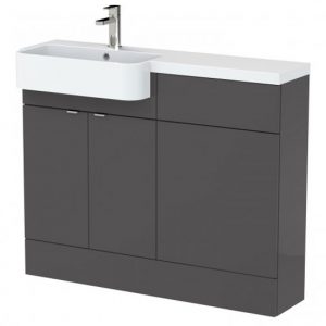 fuji-110cm-left-handed-vanity-round-basin-gloss-grey
