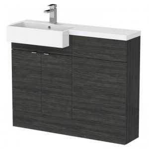 fuji-110cm-left-handed-vanity-square-basin-black
