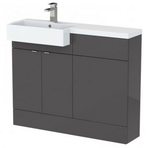 fuji-110cm-left-handed-vanity-square-basin-gloss-grey