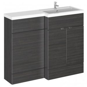 fuji-110cm-right-handed-vanity-l-shaped-basin-black