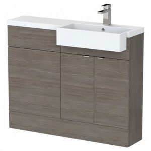 fuji-110cm-right-handed-vanity-square-basin-brown-grey