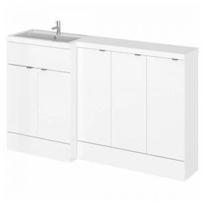 fuji-150cm-left-handed-vanity-base-unit-gloss-white