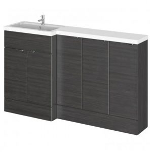 fuji-150cm-left-handed-vanity-base-unit-hacienda-black