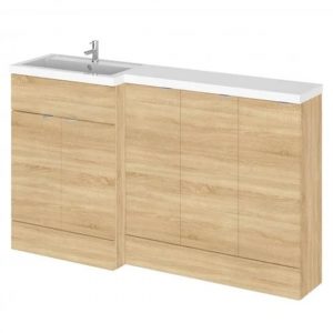 fuji-150cm-left-handed-vanity-base-unit-natural-oak