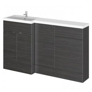fuji-150cm-left-handed-vanity-l-shaped-basin-black