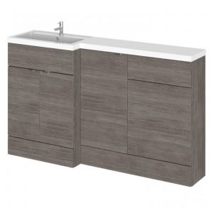 fuji-150cm-left-handed-vanity-l-shaped-basin-brown