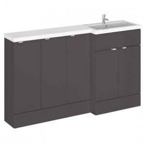 fuji-150cm-right-handed-vanity-base-unit-gloss-grey
