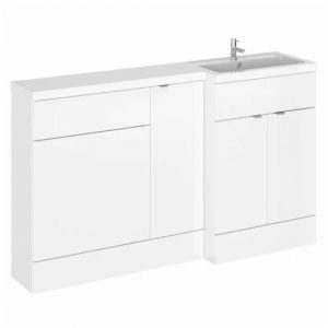 fuji-150cm-right-handed-vanity-wc-unit-gloss-white